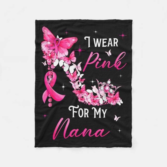 Manta Polar I Wear Nk For My Nana Breast Cancer Ribbon Suprt G (Anverso)