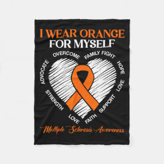 Manta Polar I Wear Orange Myself Multiple Sclerosis Awareness 