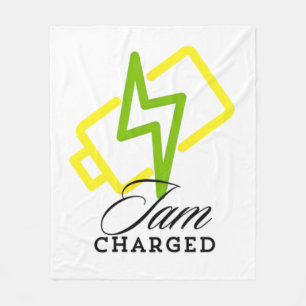 Manta Polar Iam Charged - Caja De Vibes Eléctricas Positivas