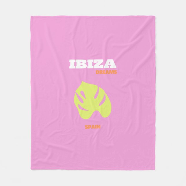 Manta Polar Ibiza, Preppy, Preppy Room, Pink (Anverso)