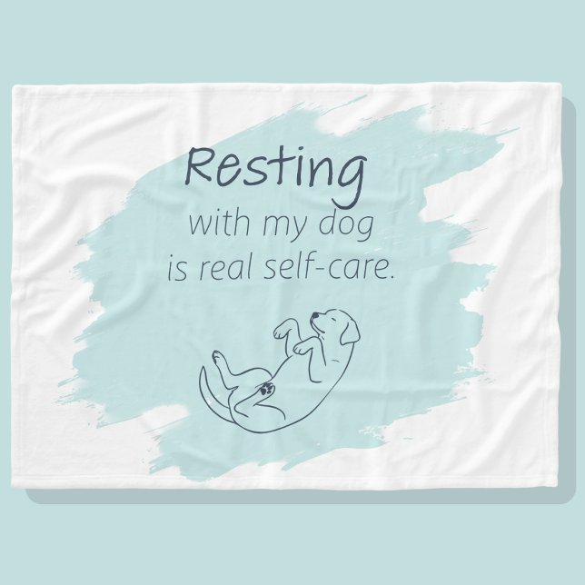 Manta Polar Ice Blue Labrador Retriever Dog Mom Self‑Care  (Subido por el creador)