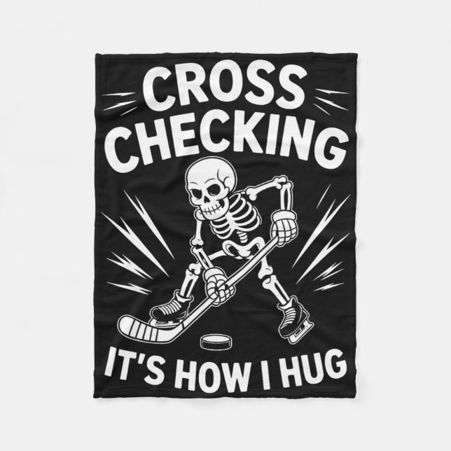 Manta Polar Ice Hockey Coach Player, Cross Checking It's How I (Anverso)