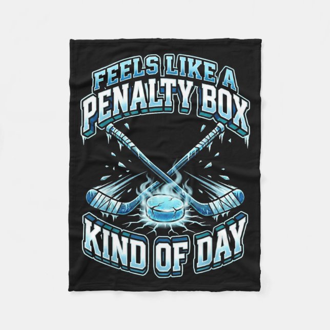 Manta Polar Ice Hockey Funny Feels Like A Penalty Box Kind Of  (Anverso)