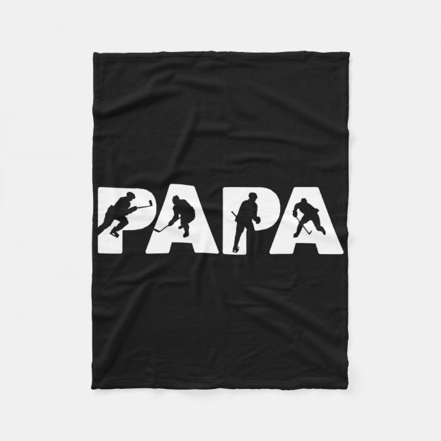 Manta Polar Ice Hockey Papa Funny Dad Ice Hockey Dad  (Anverso)
