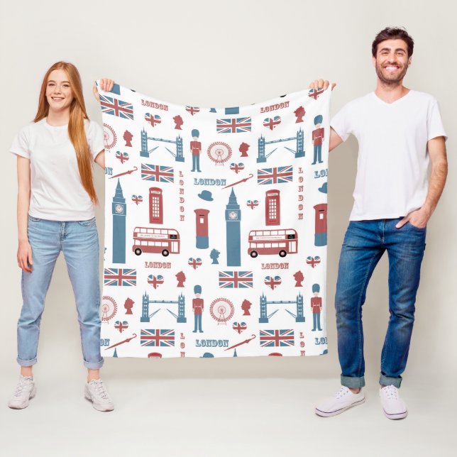 Manta Polar Iconos de Londres (In situ)