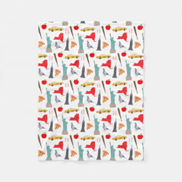 Manta Polar Iconos de Nueva York