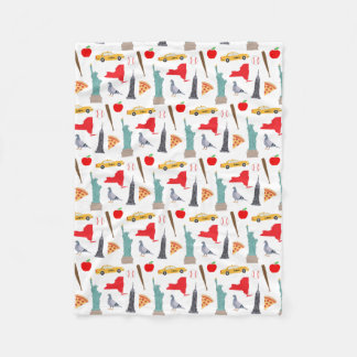 Manta Polar Iconos de Nueva York