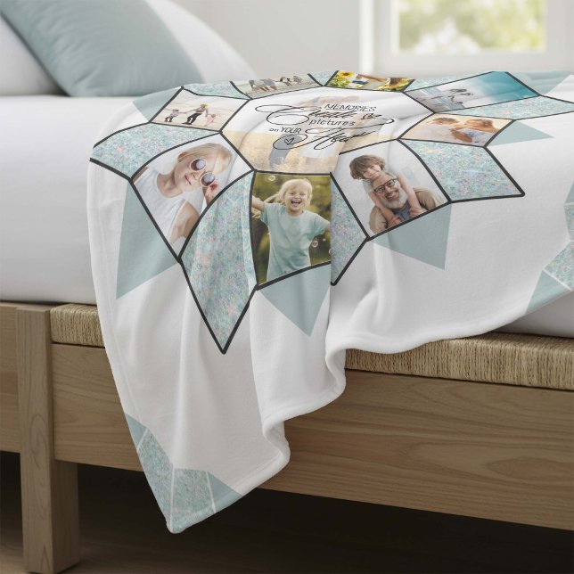 Manta Polar ID1016 de vidrio marino de Collage de fotos de rec (Subido por el creador)