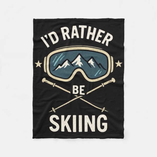 Manta Polar I'd Rather Be Skiing - Freestyle Ski Trip  (Anverso)