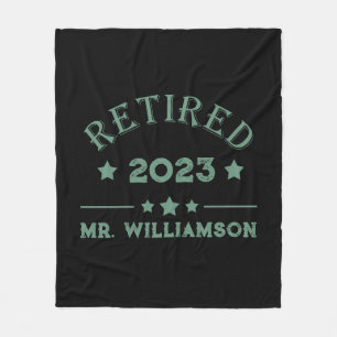 Manta Polar Idea de regalo de jubilación personalizada