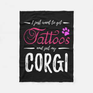 Manta Polar Idea de regalo de mamá de perro gracioso de Corgi