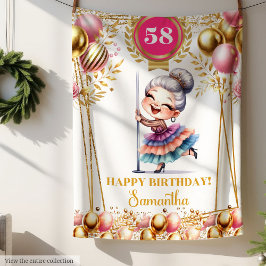 Manta Polar Idea divertida de regalo de retiro de Grandma Blan