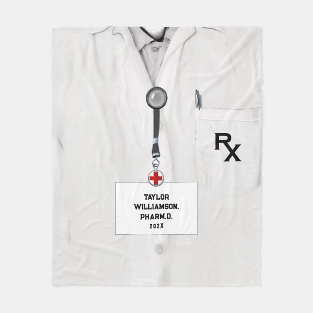 Manta Polar Ideas de regalo farmacéutico personalizado (Anverso)
