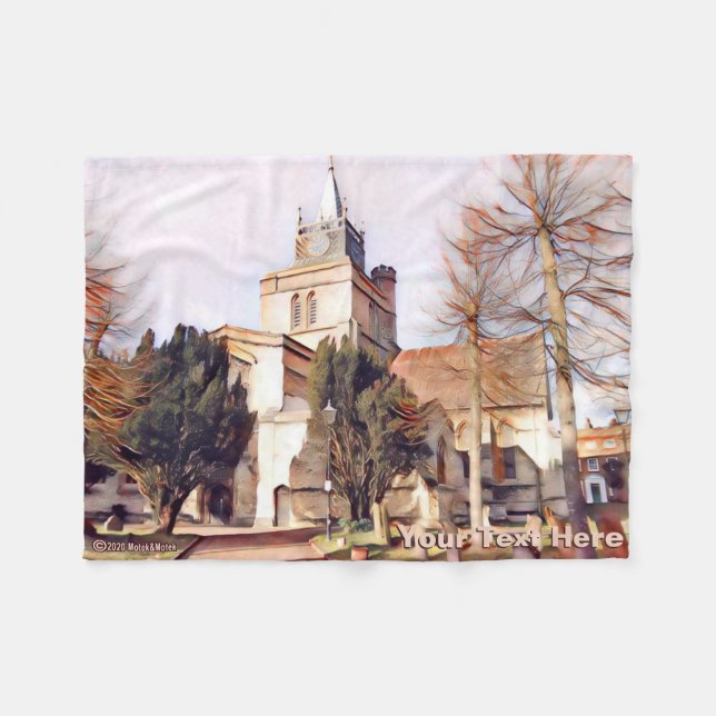 Manta Polar Iglesia de Santa María - Aylesbury (Frente (Horizontal))