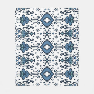Manta Polar Ikat, ornamento tribal, étnico sin costuras.