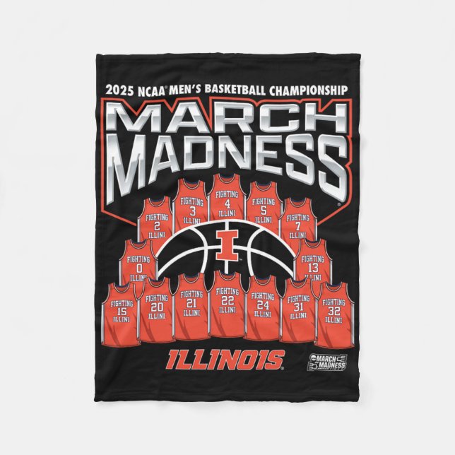 Manta Polar Illinois March Madness 2025 Men's Sketll Nil  (Anverso)