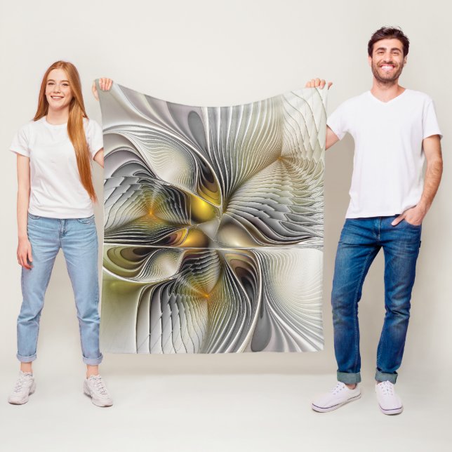 Manta Polar Ilusión óptica Resumen 3D Fractal con profundidad (In situ)