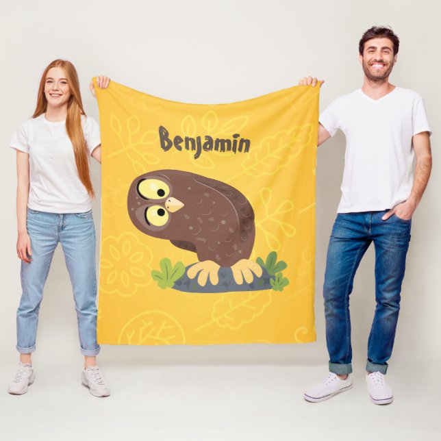 Manta Polar Ilustracion curioso y gracioso de personalizado de (In situ)