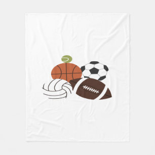 Manta Polar ilustracion de baloncesto deportivo