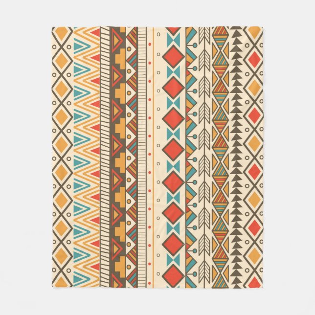 Manta Polar Ilustracion de cosecha tachado de azteca (Anverso)