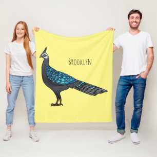 Manta Polar ilustración de dibujos animados de ave faisán pavo
