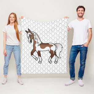 Manta Polar Ilustración de dibujos animados de caballo troton 