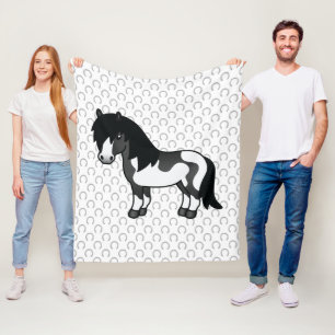 Manta Polar Ilustración de dibujos animados de poni Shetland P