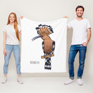Manta Polar Ilustración de dibujos animados del pájaro abubill