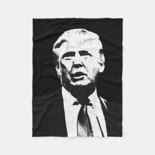 Manta Polar Ilustracion de Donald Trump