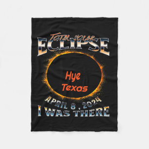Manta Polar Ilustración de eclipse solar Hye Texas allí