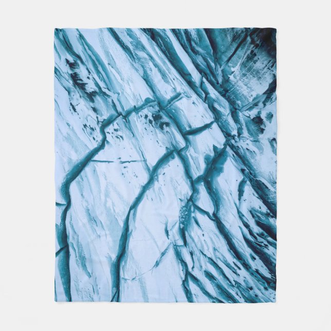 Manta Polar Ilustracion de formación de rocas fracturadas (Anverso)