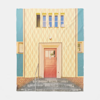 Manta Polar Ilustracion de la casa amarilla