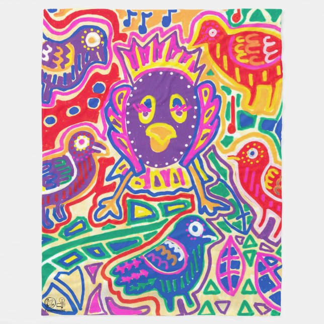 Manta Polar Ilustración de Mola1 (Anverso)