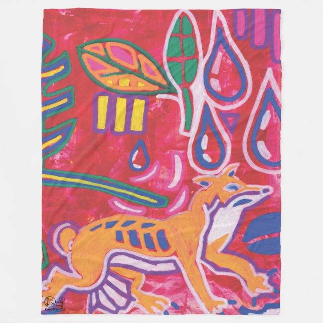 Manta Polar Ilustración de Mola6 (Anverso)