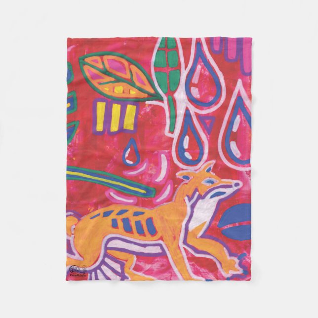 Manta Polar Ilustración de Mola6 (Anverso)