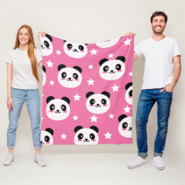 Manta Polar Ilustración de panda