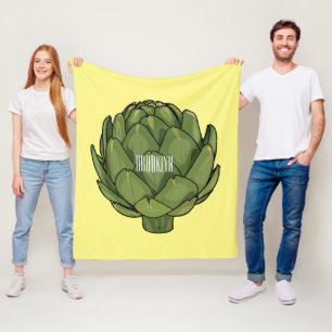 Manta Polar Ilustracion de personalizado Artichoke