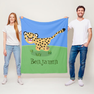 Manta Polar Ilustracion de personalizado con queso lindo