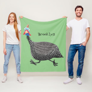 Manta Polar Ilustracion de personalizado de aves divertidos de