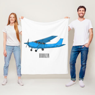 Manta Polar Ilustracion de personalizado de aviones