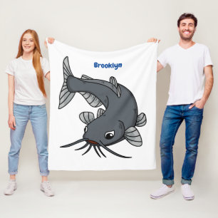 Manta Polar Ilustracion de personalizado de bagre cúbico