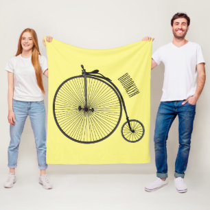 Manta Polar Ilustracion de personalizado de bicicletas de alta