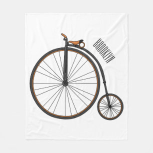 Manta Polar Ilustracion de personalizado de bicicletas de alta