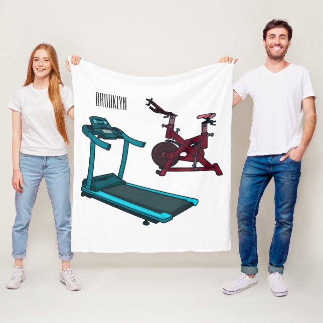 Manta Polar Ilustracion de personalizado de bicicletas de hila (In situ)