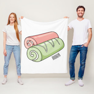 Manta Polar Ilustracion de personalizado de bollería y bollerí