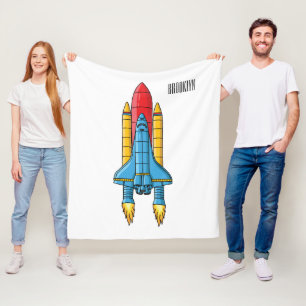 Manta Polar Ilustracion de personalizado de buques de cohetes