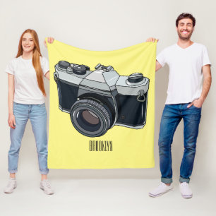 Manta Polar Ilustracion de personalizado de cámara de cine