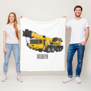 Manta Polar Ilustracion de personalizado de camiones Crane