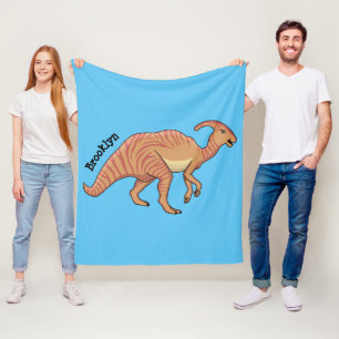 Manta Polar Ilustracion de personalizado de dinosaurios de par