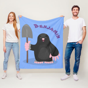 Manta Polar Ilustracion de personalizado de lunar feliz